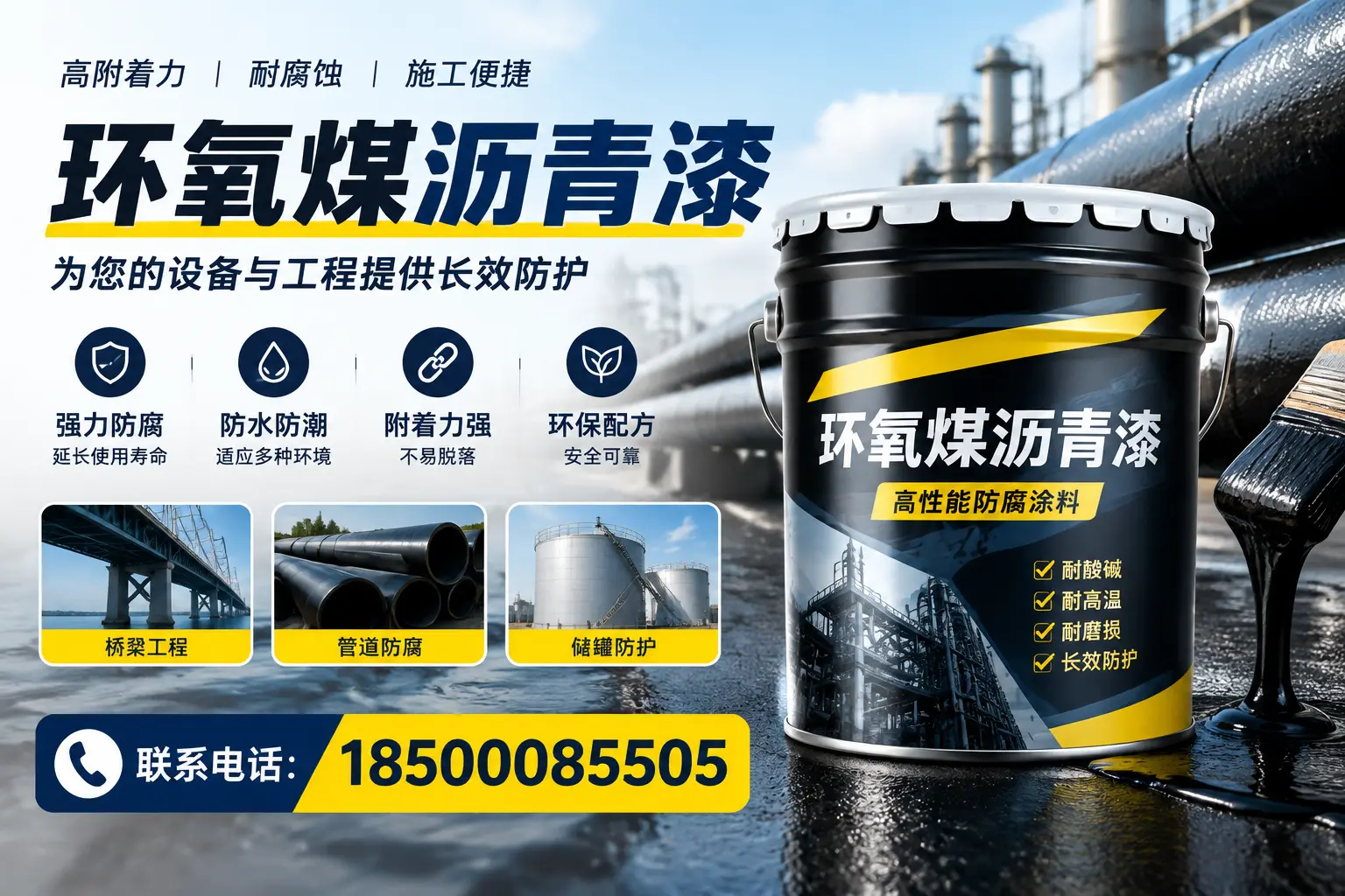 环氧煤沥青漆与其他涂料的对比分析，助力颍州企业决策